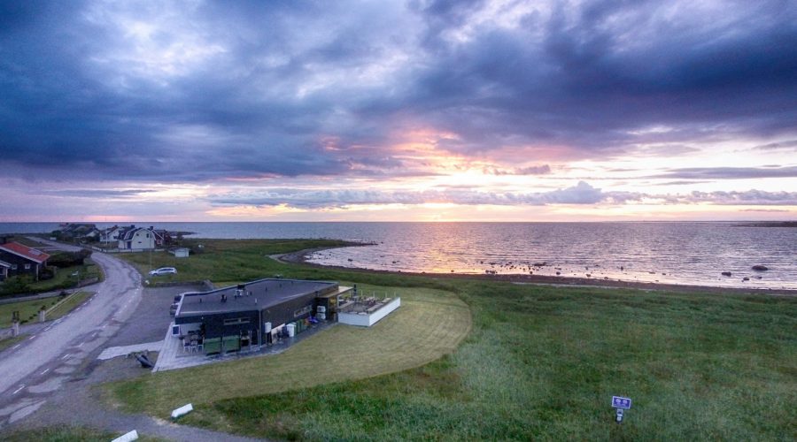 Solnedgång i våra nya loungemöbler Solnedgång i våra nya loungemöbler